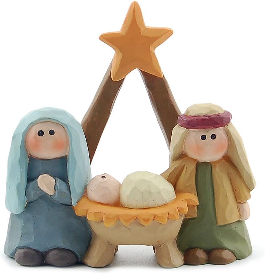 Blossom Bucket Holy Family with Star