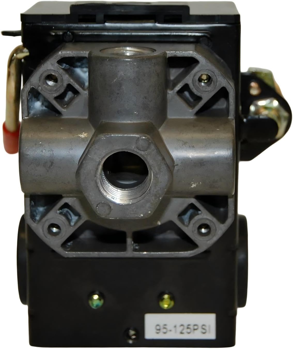 VT412024 Air Compressor Pressure Switch - For Rolair Model VT25BIG VT20TB Portable single-stage reciprocating air compressor - Replacement Pressure Control Switch - 95-125PSI Adjustable 4 PORT