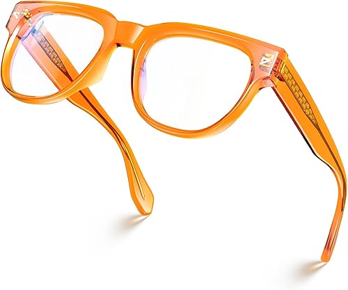 VISOONE Gafas cuadradas TR90 con bloqueo de luz azul con antirreflejos para computadora de vidrio para mujer y hombre, salvia