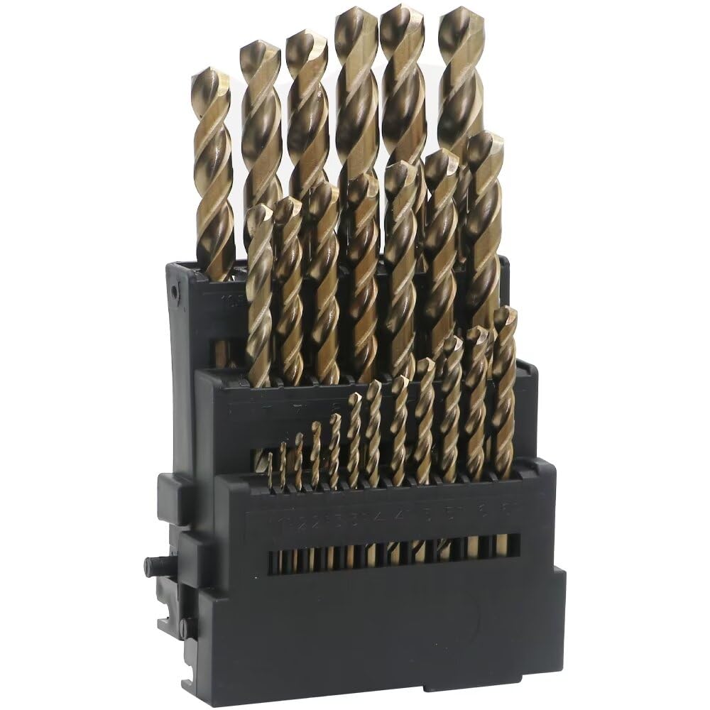 Cobalt Drill Bits Set - 13 Piece, M35 Steel -7