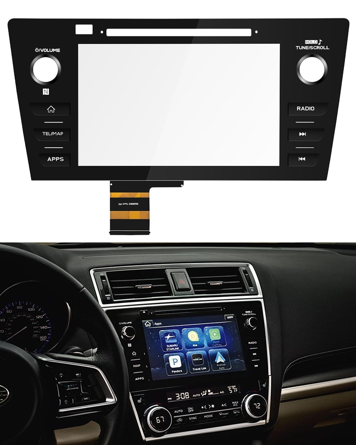 Amazon.com: TepHnf Touch Screen Digitizer Radio Replacement for
