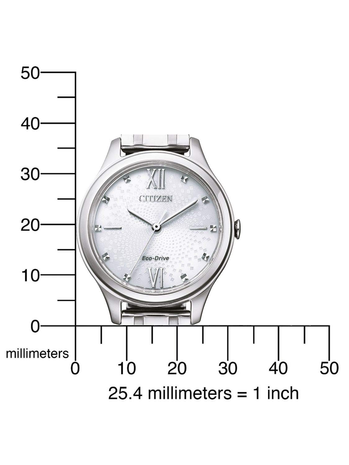 Citizen Damen Analog Eco-Drive Uhr mit Edelstahl Armband