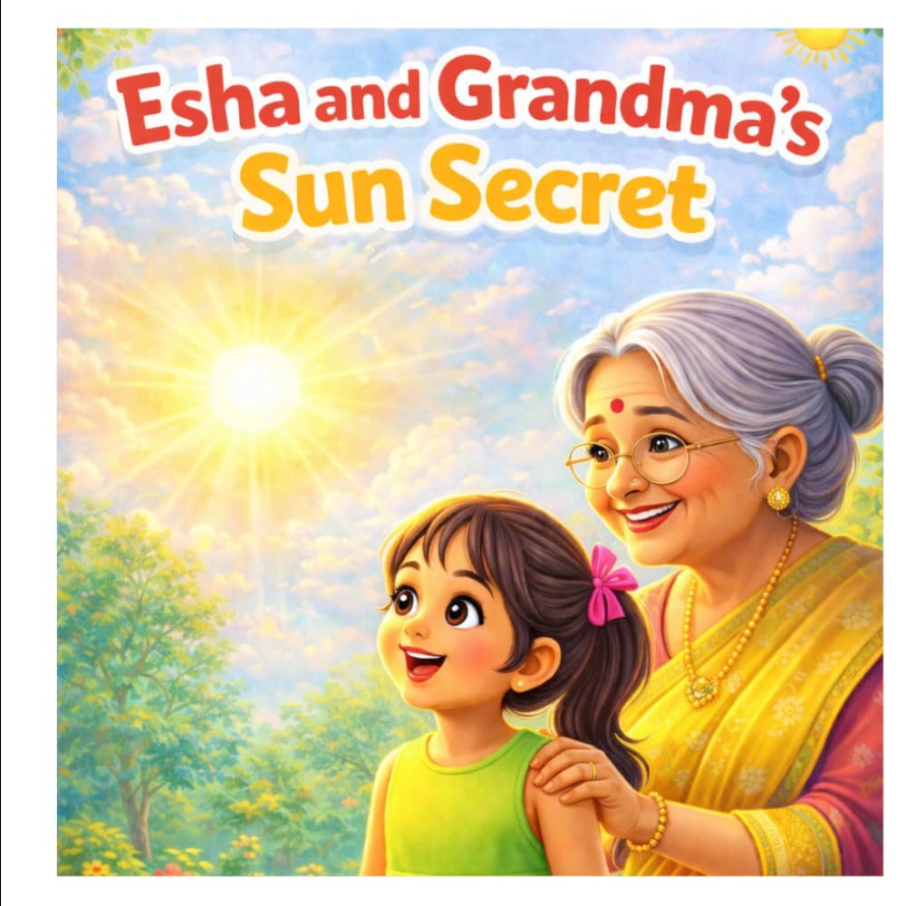 Esha and Grandma’s Sun Secret: A Heartwarming Bedtime Story for Kids About Sunshine, Nature and Love (Esha’s Moral Adventures)