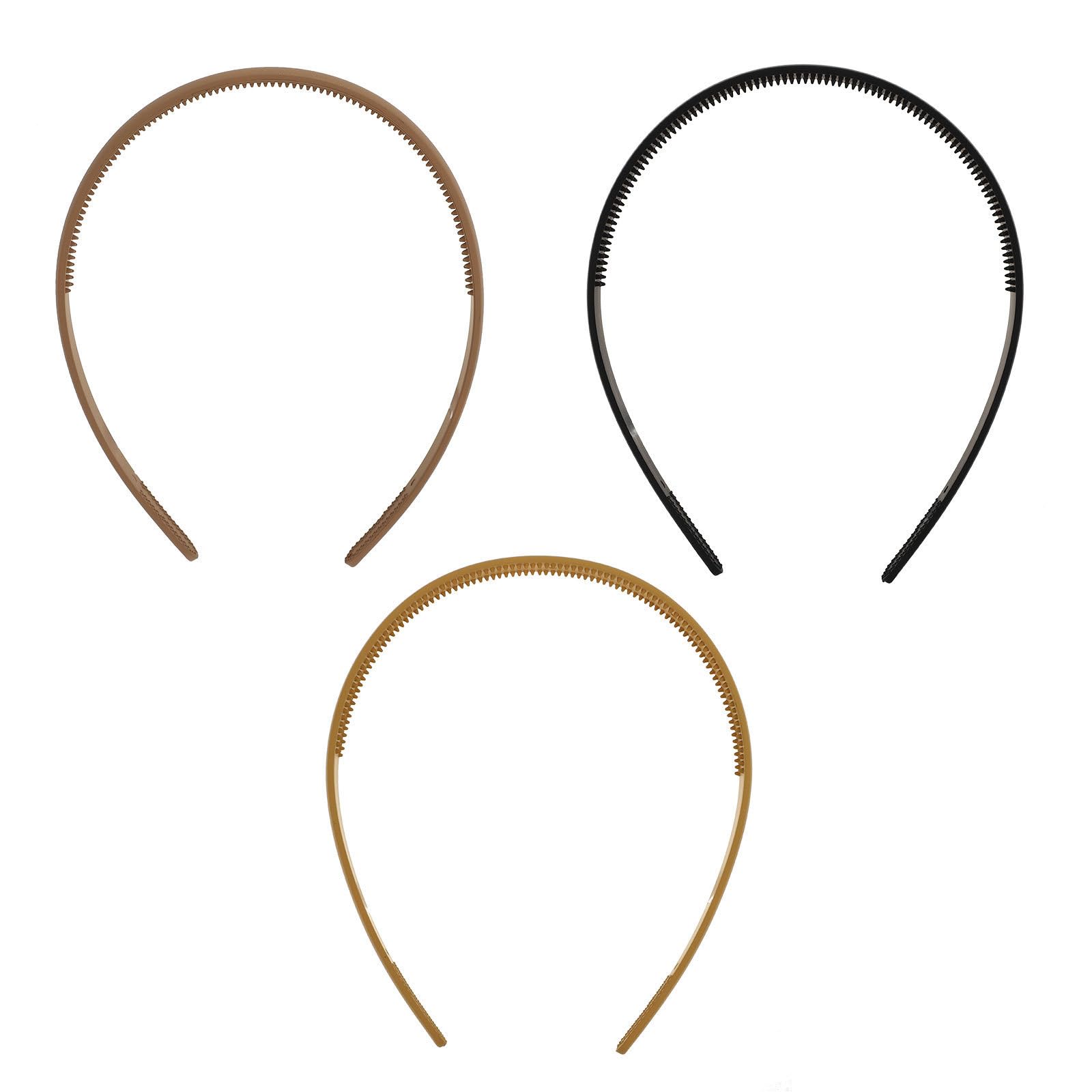 3pcs Acrylic Hairbands for Women and Hair Accessories Simple Styling Classic Plain Headbands for Homecomings and Parties Comfortable Hairband Headdress