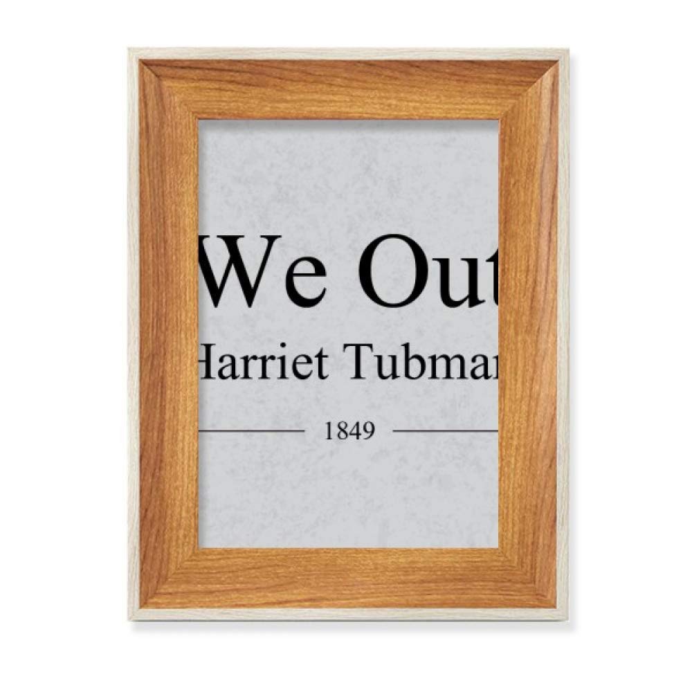 Cadre photo bois Harriet Tubman pour bureau et tableau peinture