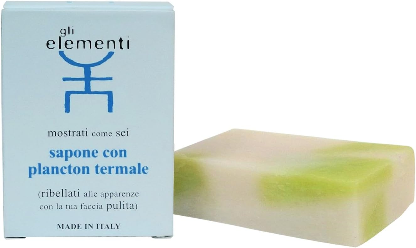 Gli Elementi - Soap with geothermal plankton - 100 gr
