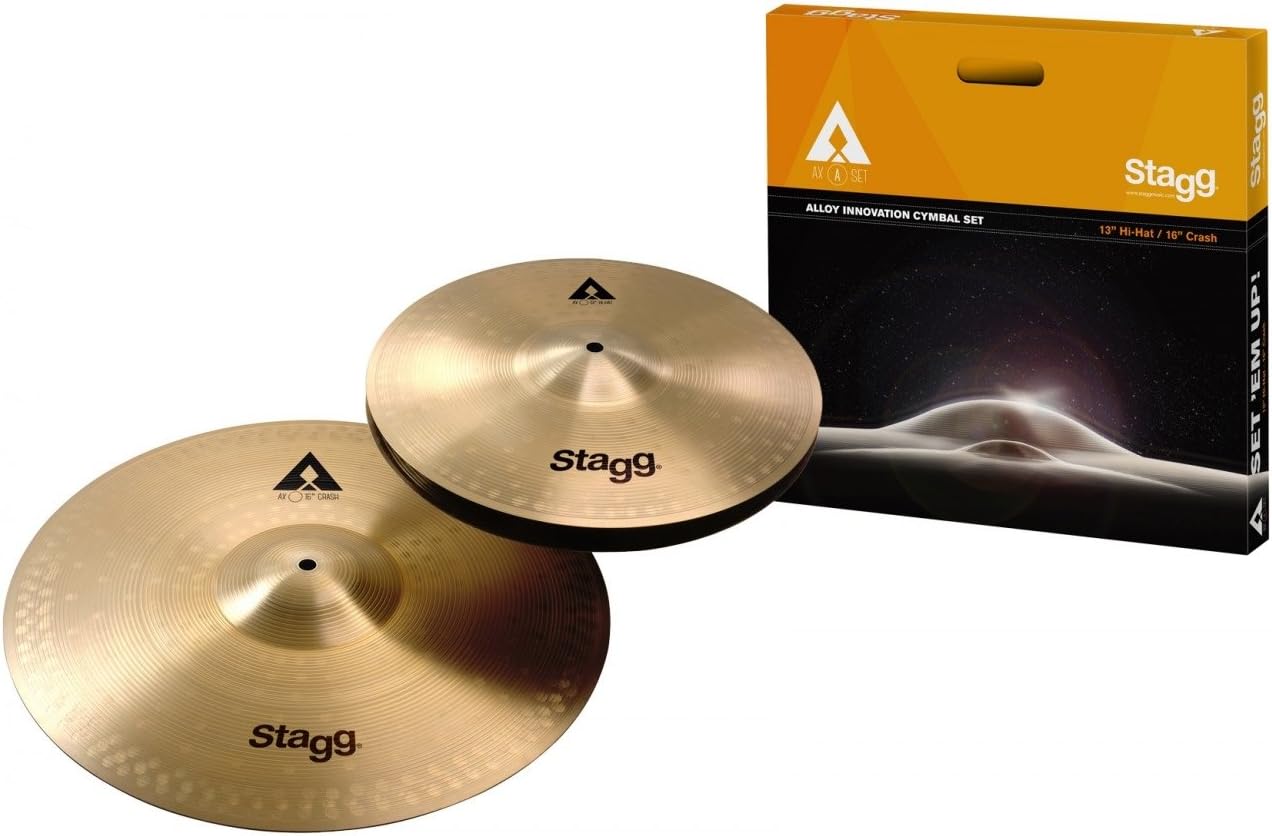 Stagg AXA SET HiHat/Crash Cymbal Set Musical Instruments