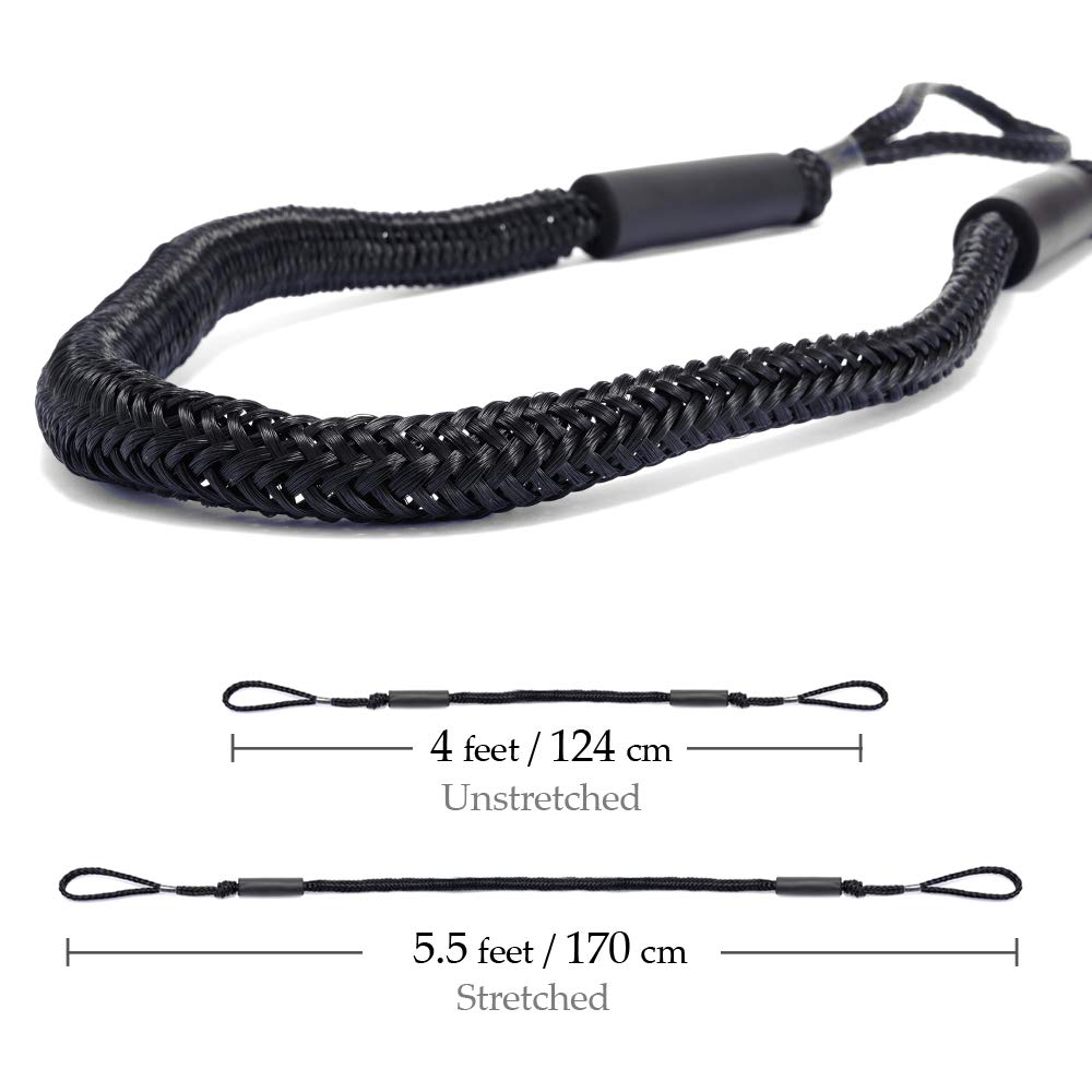 Arola Bungee Dock Line Ormeggio Corda per Barca Linea di Ancoraggio Bungee Accessori per Barche 4 Pezzi
