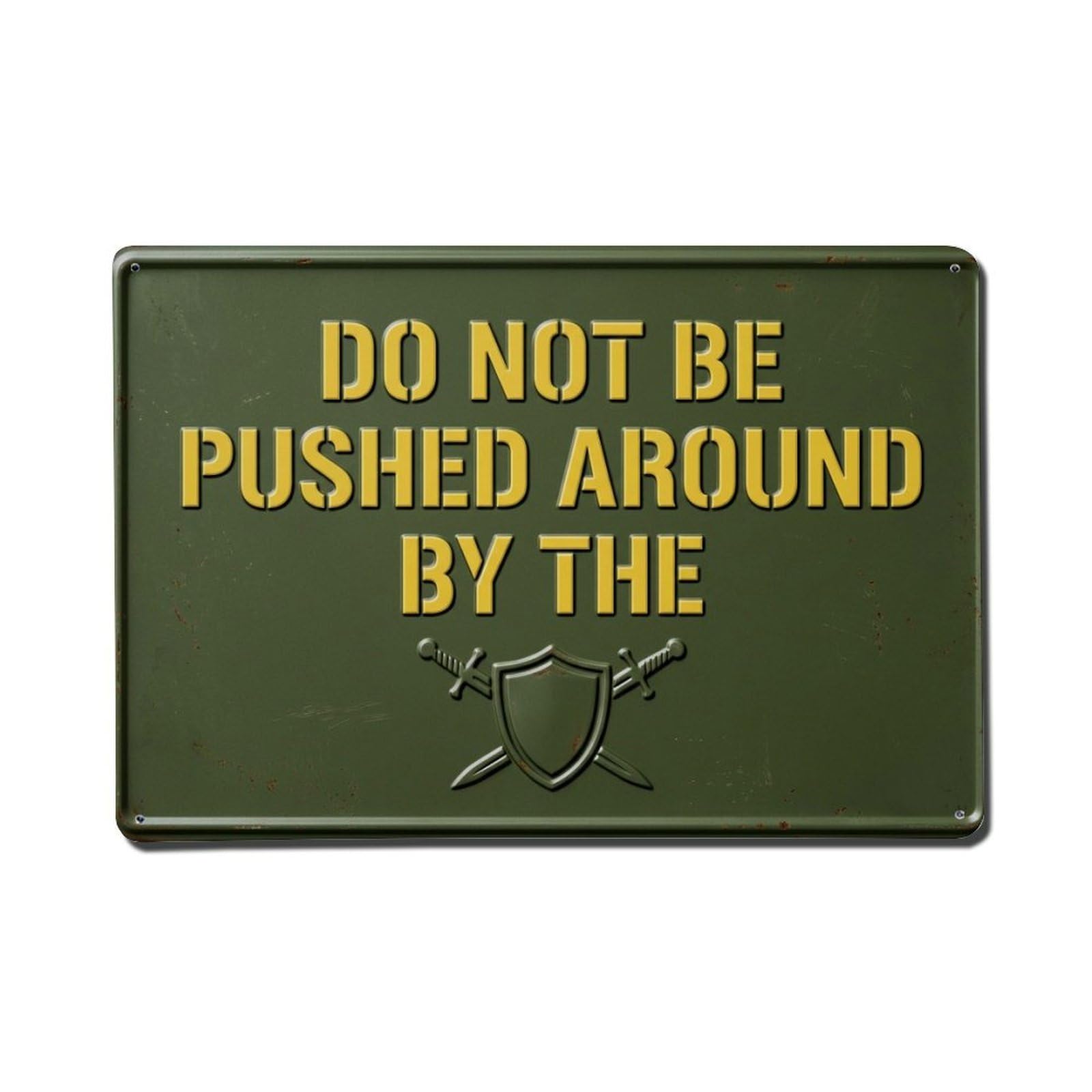 Fears Hold Back Den Retro Motivational Slogans 1 Metal Tin Sign Plaque Wall Decor for Cafe, Club Bar, Office, Home Garden Metal Poster 8x12Inch