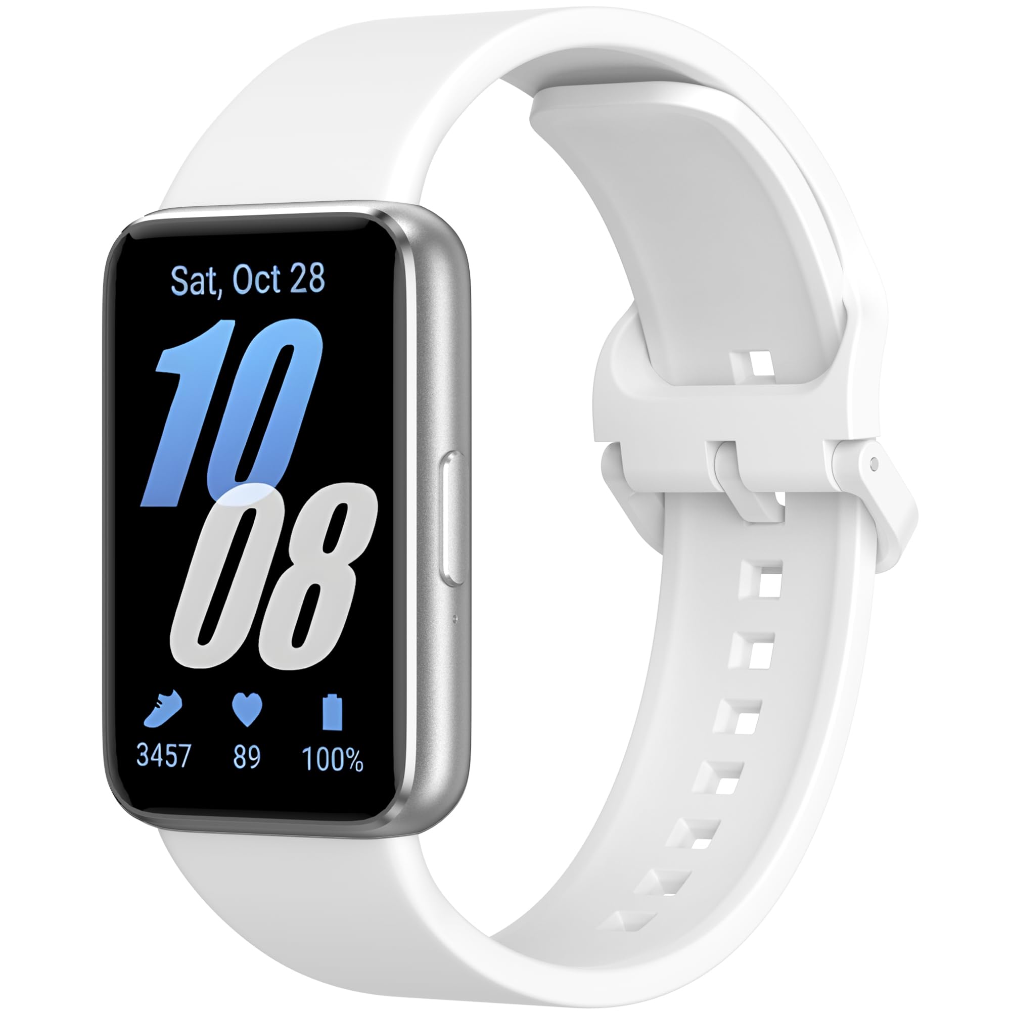 Vancle Correa para Samsung Galaxy Fit 3 para Mujeres Hombres, Correas de Silicona TPU Suave, Pulsera de Repuesto Impermeable Deportiva para Samsung Galaxy Fit 3 SM-R390