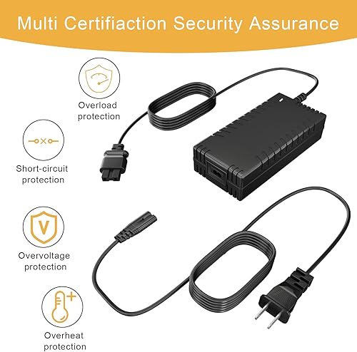 Miniatura 6 de Cargador de 13.8 V N557514 Fuente de alimentación de inflado, adecuado para inflador inalámbrico de neumáticos DeWalt 20V MAX DCC020IB, compatible