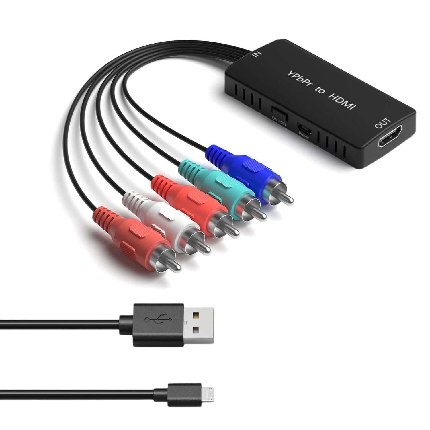 Amazon | コンポーネント to HDMI コンバーター 1080P対応 アナログ