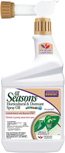 Miniatura 1 de Bonide All Seasons - Aceite en aerosol hortícola y inactivo, listo para pulverizar, prevención de enfermedades y mata insectos para jardinería
