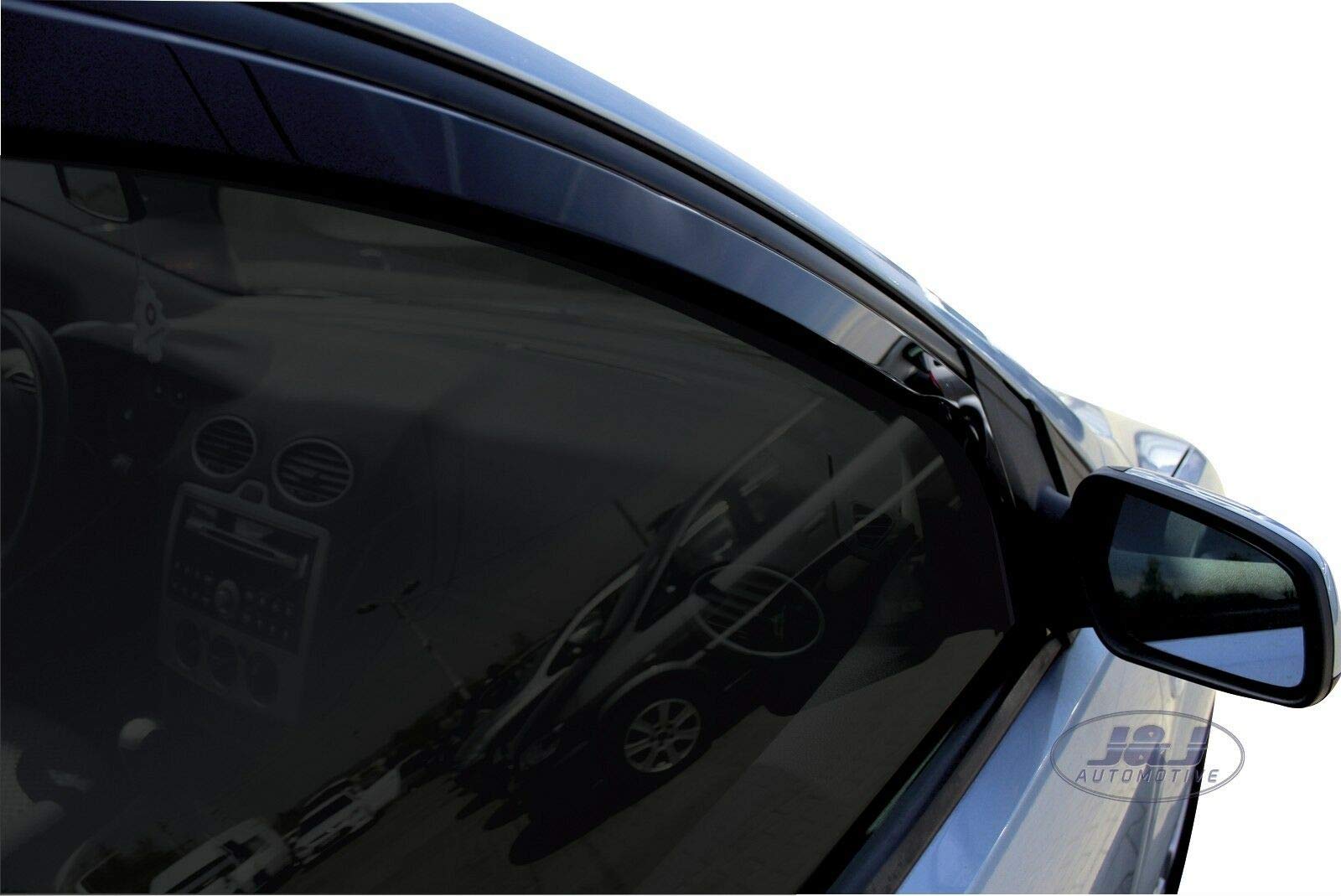 Deflettori D'Aria Per Ford Focus SW Wagon 1999-2005 - Set 4 Pezzi, Nero Fumè - Foto 10