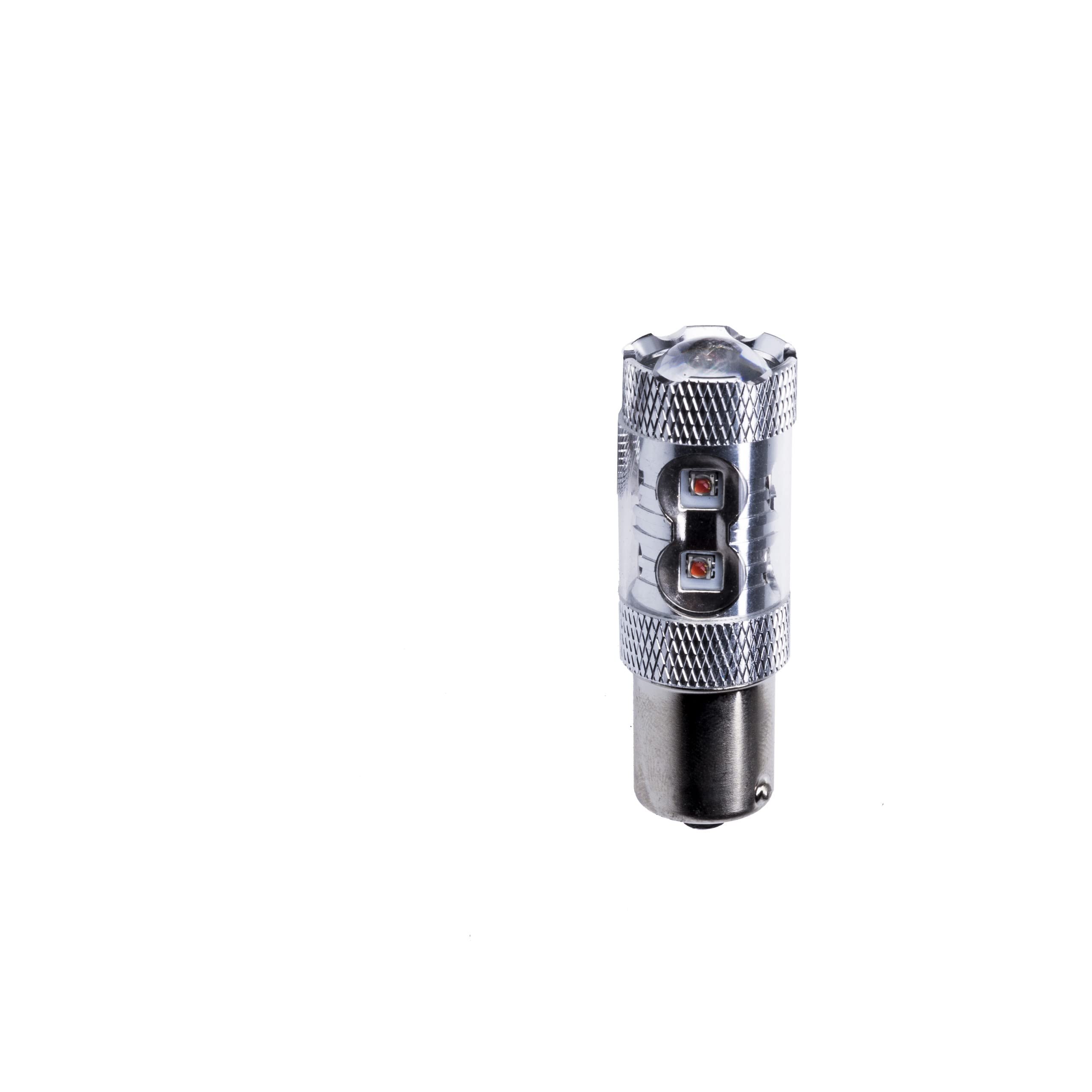 EinParts P21W LED Lampadine 1700-1800K (Arancia) 12V per Auto 10 x CREE LED XB-D LED, BA15S