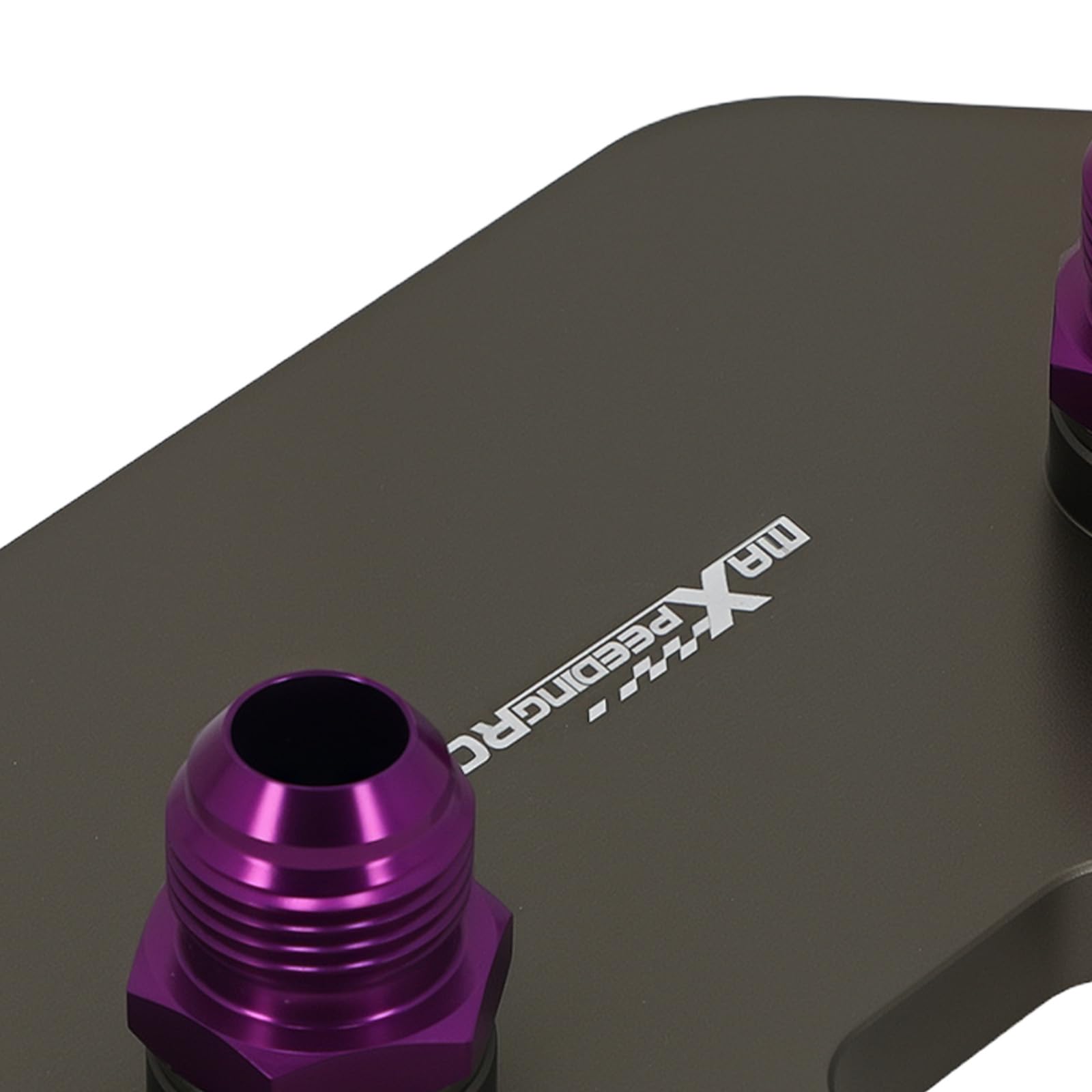 maXpeedingrods AN10 zestaw adapterów do filtra oleju do kanapek VAG Audi S3 S4 3.0T EA837 Audi A4L B8 3,2 l A6 C7 2,4 l 2,5 2,8 3,0 A5 Q7 silnik stop aluminium