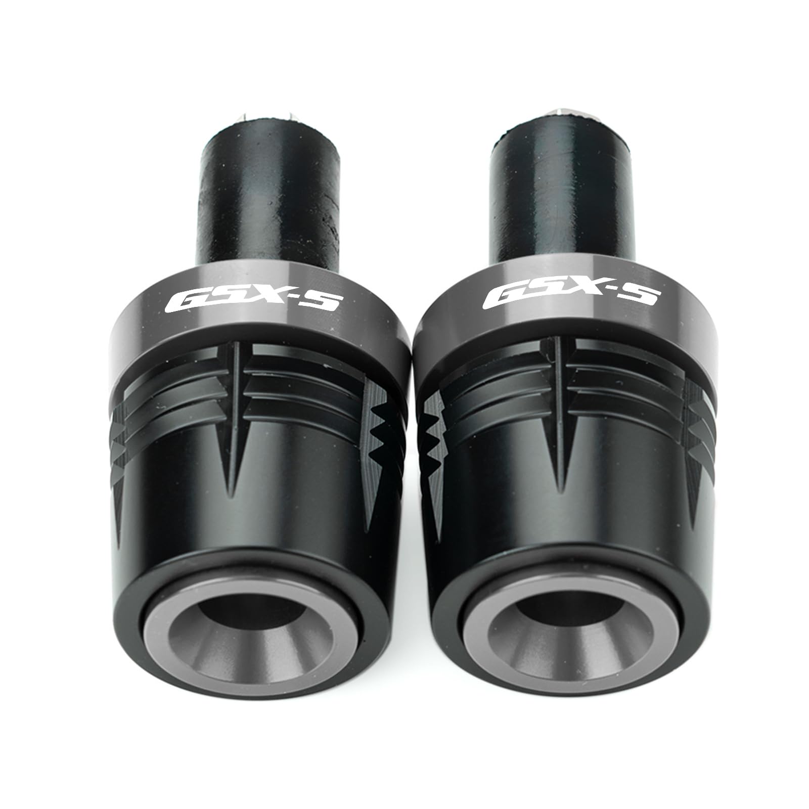 Protezioni Manubrio Moto Per SUZUKI GSX-S750 GSXS750 GSX-S1000 GSXS 1000 750 GSX 750 1000 S TUTTO R/X L'ANNO Manopole Manubrio CNC Bilanciate Con Cursore per Estremità Manubrio (Grigio)