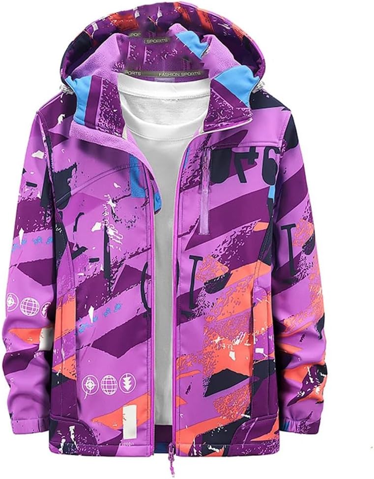 Men's Soft Shell Sports PlFat Outdoor Mountaineering Couples PlFleece Warm Breathable Jacket