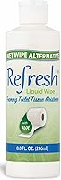 Vista 13 de Refresh Liquid Wipe Gratis: Espuma de papel higiénico. Alternativa ecológica de toallitas húmedas desechables para pieles sensibles. Limpia y calma