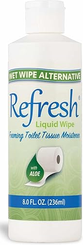 Vista 13 de Refresh Liquid Wipe Gratis: Espuma de papel higiénico. Alternativa ecológica de toallitas húmedas desechables para pieles sensibles. Limpia y calma