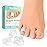 Welnove Hammertoe Corrector - Toe Straightener to Curled Toes, Broken toe, Bunion Corrector for Women and Men, Small*3 Pairs