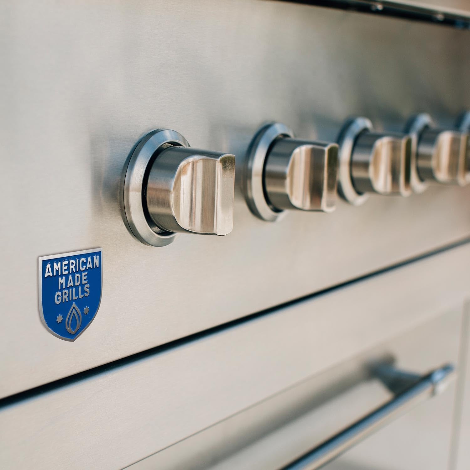 American Made Grills Encore 36-Inch Built-In Dual Fuel Wood and Gas Grill with Infrared Searing Burner and Rotisserie Kit, Propane (ENC36-LP)