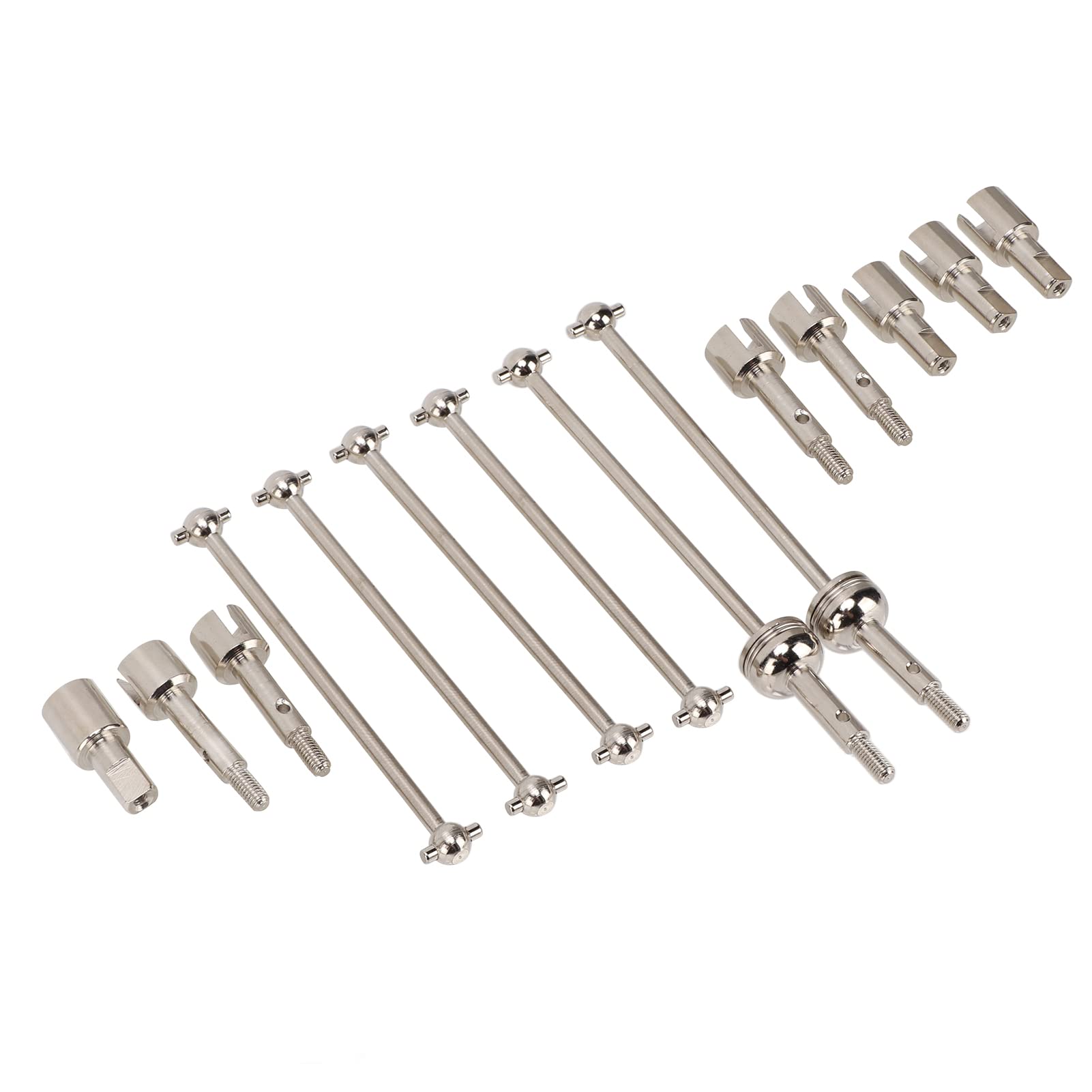 RiToEasysports Arbre de Transmission de Voiture RC 4 Pièces, Accessoire de Remplacement d'arbre de Transmission en Os de Chien en Métal pour Pièces de RiToEasysports Arbre de Transmission de Voiture RC 4 Pièces, Accessoire de Remplacement d'arbre de Transmission en Os de Chien en Métal pour Pièces de