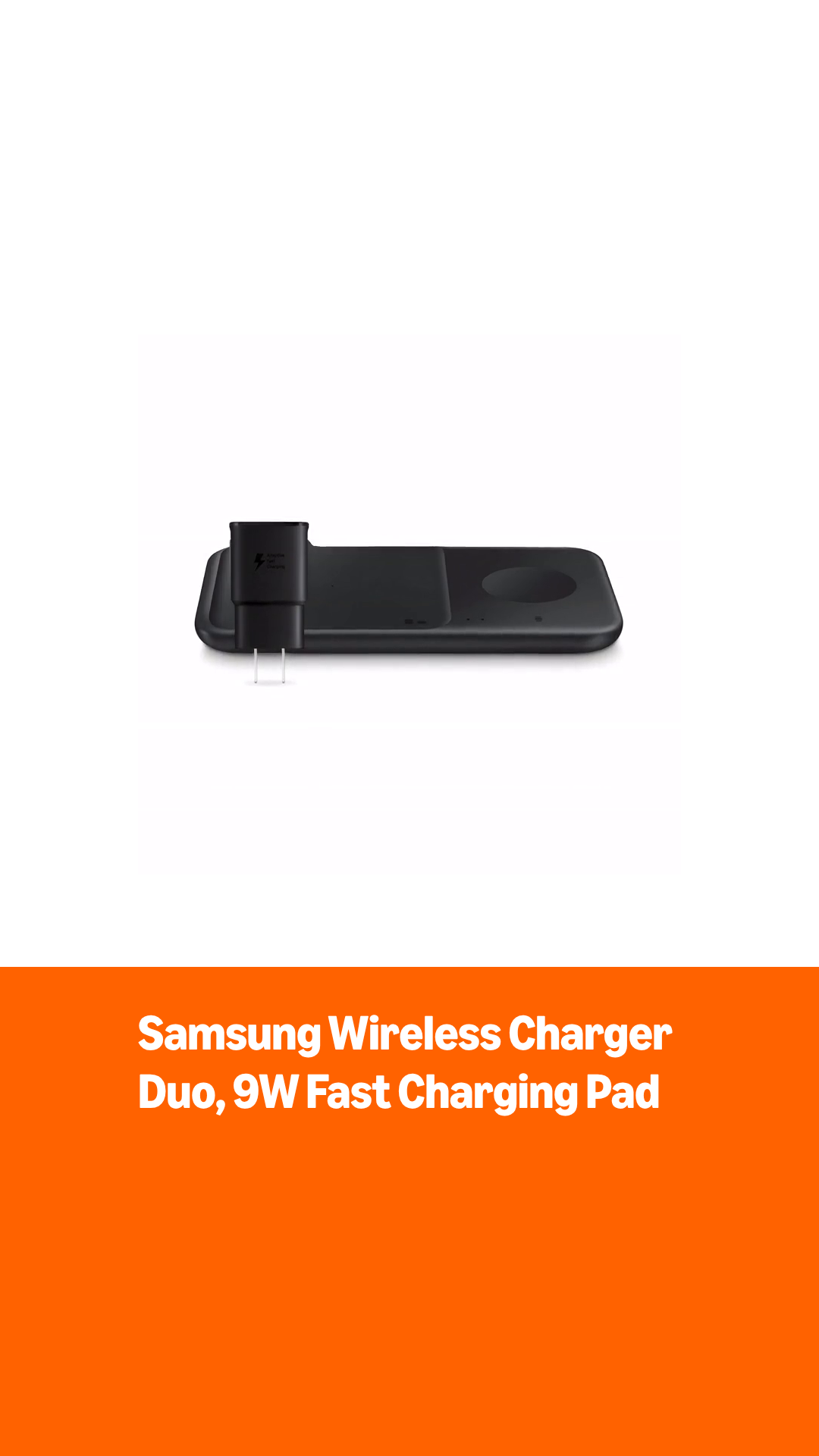 Amazon.com: SAMSUNG 9W Wireless Charger Duo w/ USB C Cable, Charge