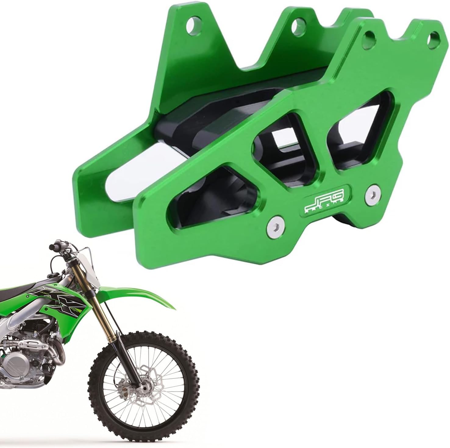 Factory Chain Guide Guard Protection for Kawasaki KX250F 2009-2019 KX250 2019-2024 KX450F 2009-2018 KX450 2019-2024 KLX450R 2018-2019 | Replaces OEM Part 12053-0223