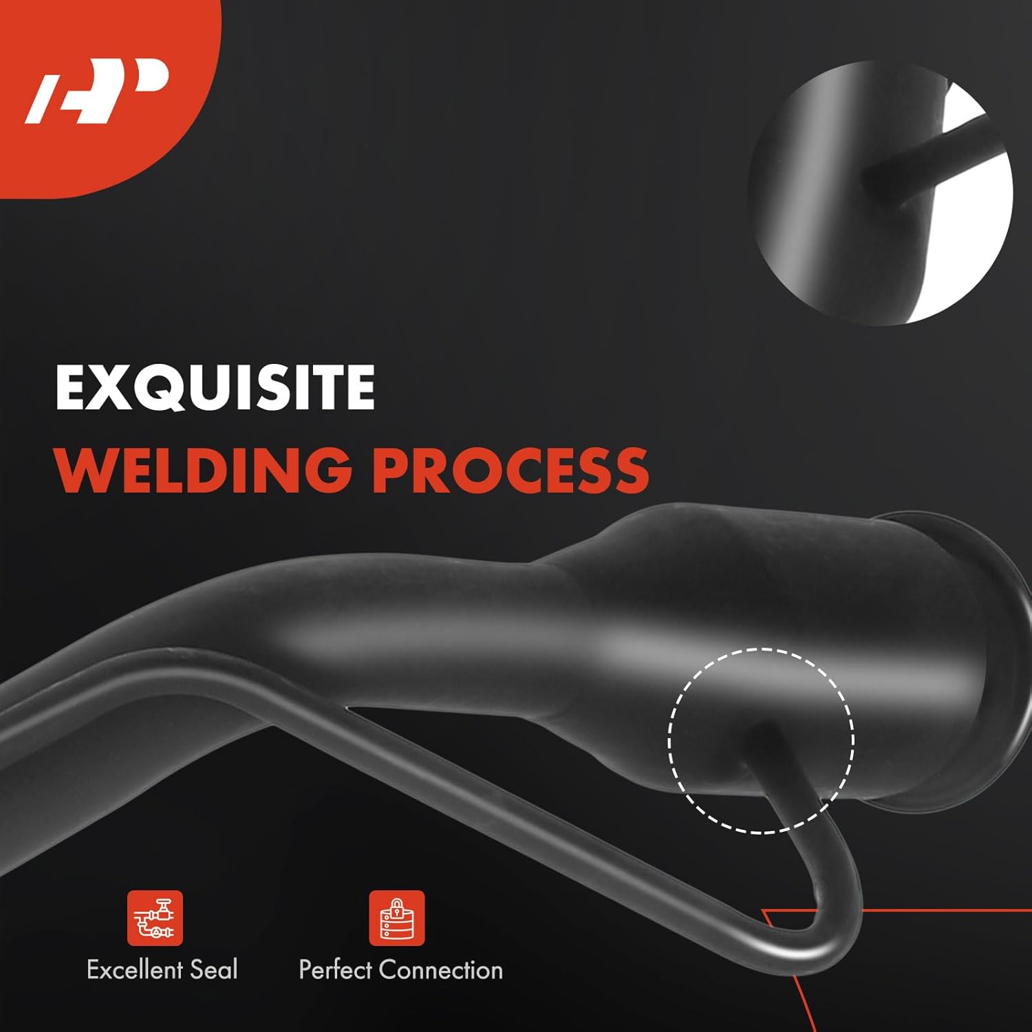 A-Premium Fuel Tank Filler Neck Pipe Hose Compatible with Jeep Compass 2007-2017, L4 2.0L 2.4L, Replace# 5105255AD, 5105255AE