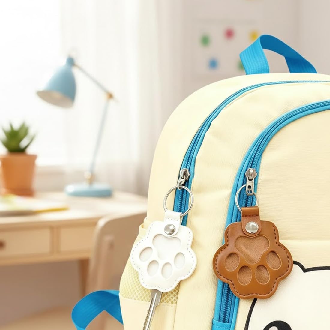 4 Portachiavi Hair, Pezzi Commemorativi in Pelo di Cane, Charms Borse, Contenitore Conservare, Dog-Shaped Keepsake per Pet Hair Storage, Regali Amanti degli Animali Domestici