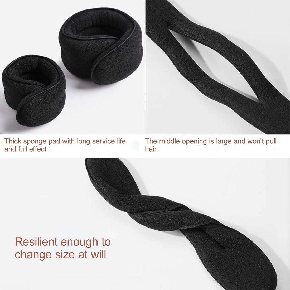 Máquina para Hacer Moños para El Pelo, 5 Piezas, Donas para Cabello, Herramienta de Moño para Mujeres y Niños
