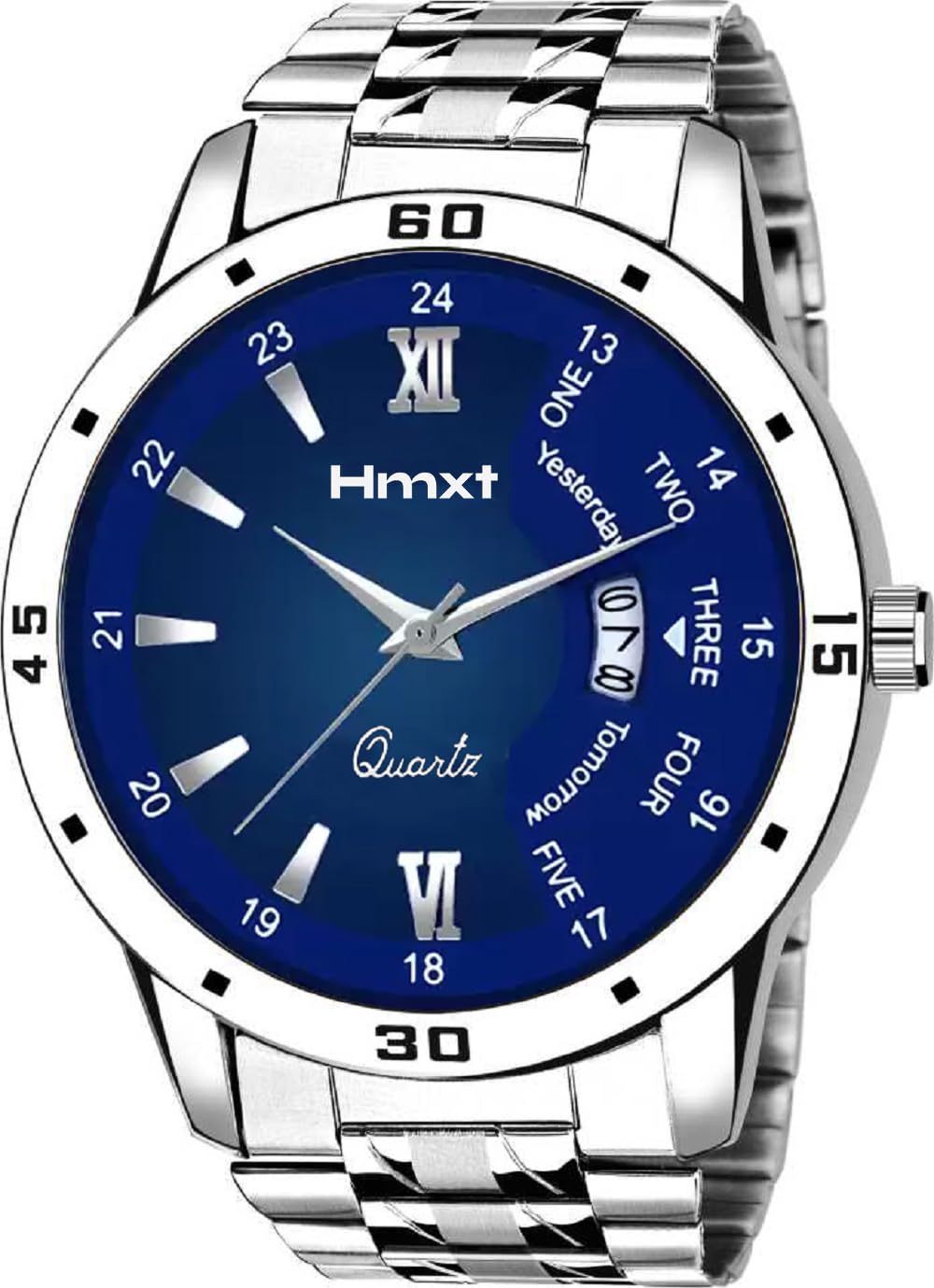HMXT 78 Day n Date Series Blue Mens Classic Trending Style| Reliable Performance and Styish Mens Analog Watch - Perfect for Everyday Wear and Special Occasion (B0BQSKGZBL) Amazon Price History, Amazon Price Tracker