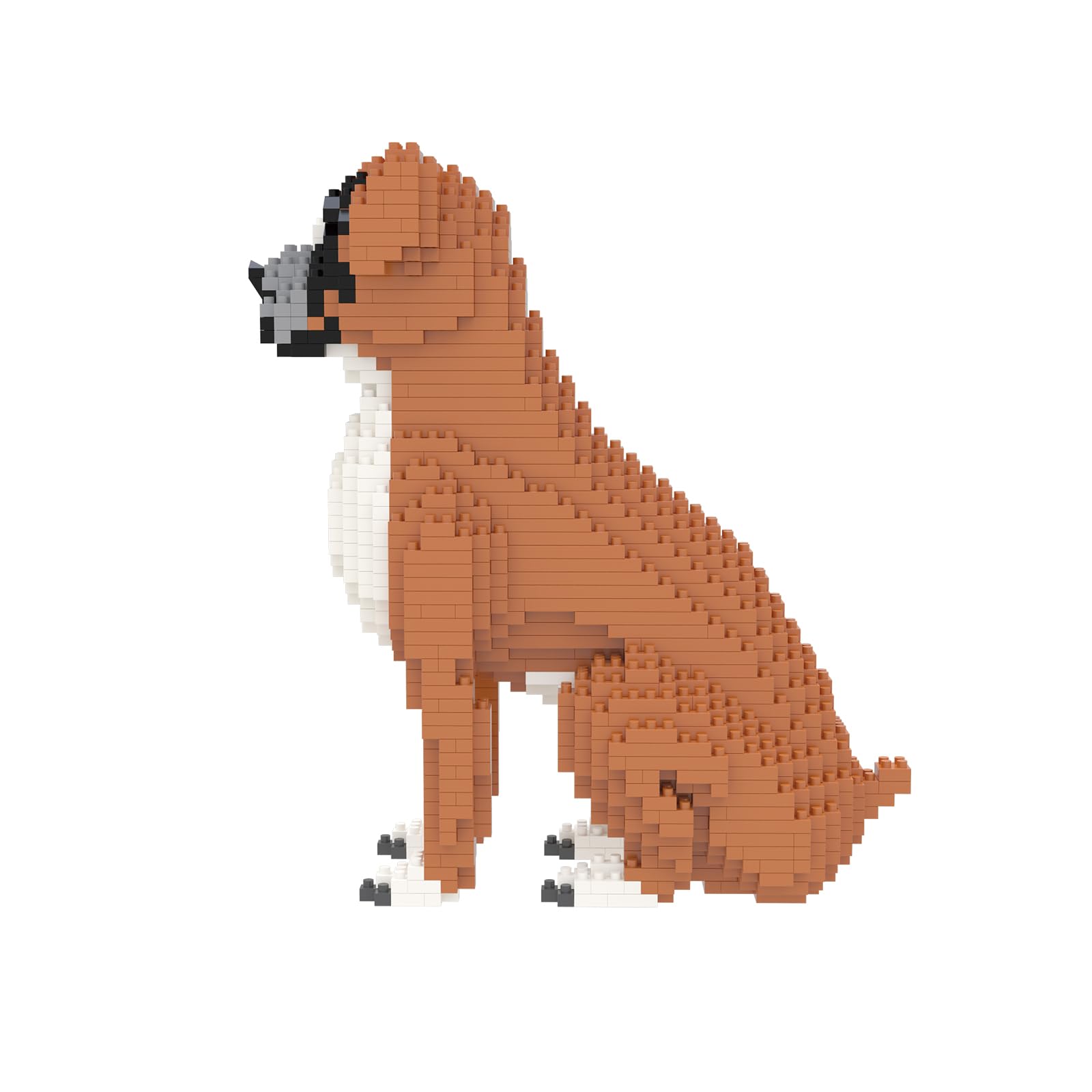 Larcele 1061 Pezzi Cane Micro Costruzioni Bozzello Animale Mini Mattoni Giocattolo KLJM-02 (Boxer)