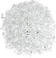 Vista 22 de American Fireglass vidrio para fuego de 10 libras con vidrio para hogar y vidrio para brasero, Transparente