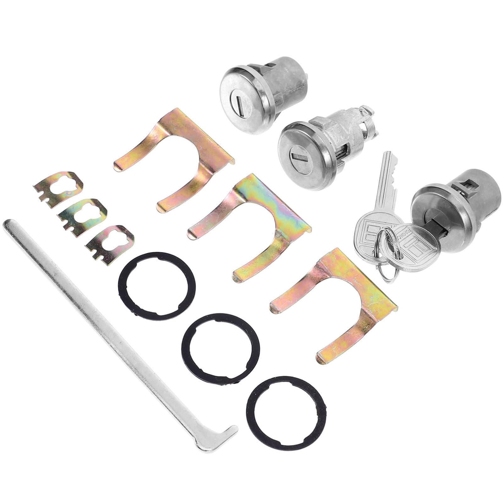 Cilindros de cierre para coche compatible con Cutlass, kit para puertas y maletero