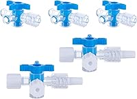 ToToT 5-Pack Disposable 3-Way Stopcocks Medical Valves - Sterile Aseptic Cocks for DIY School Projects & Experiments