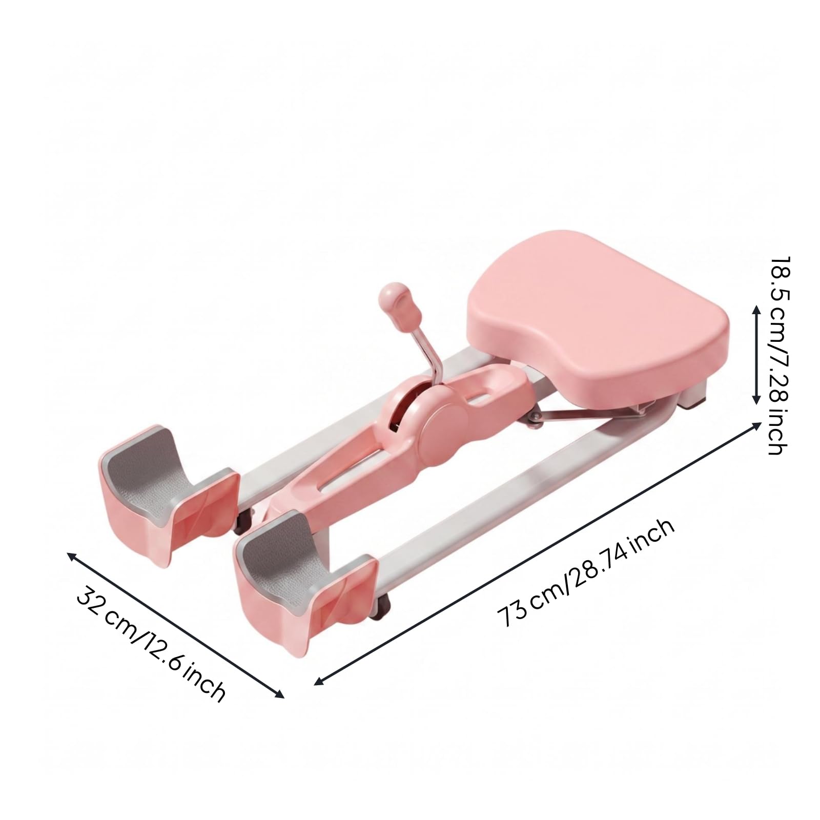 Ayuda para Entrenamiento de Flexibilidad Máquina de Estiramiento Dividido Aparato de Piernas Equipo de Cadera con Asiento Acolchado Apoyos para Pies y