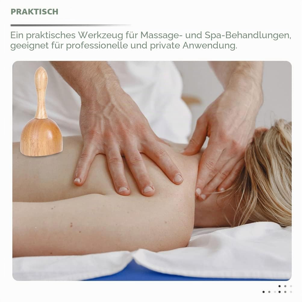Healifty 2-In-1-Holztherapie-Massagegeräte -Massagegerät Maderoterapia-Kit Körper-Gua-Sha Roller Seilmassagegeräte Zum Entspannen