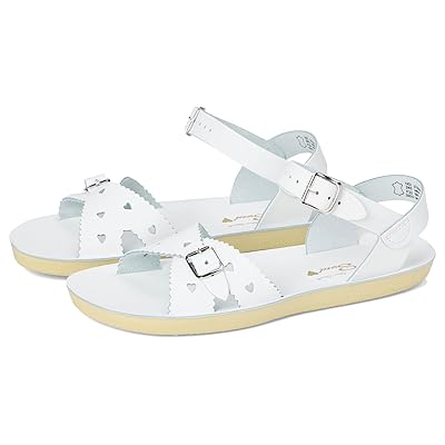 Salt Water Sandal by Hoy Shoes Sun San Sweetheart (Toddler/Little Kid) Girls Shoes White