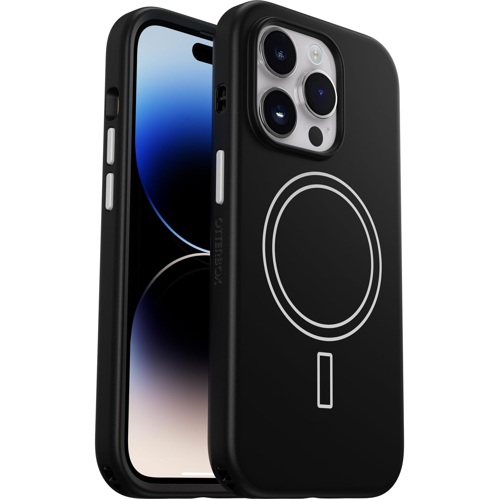 Cover per iPhone 14 Pro OtterBox Slim con MagSafe, resistente a shock e cadute; cover ultrasottile, protettiva, leggera, testata a norme anti caduta MIL-STD 810G, SNOWFALL