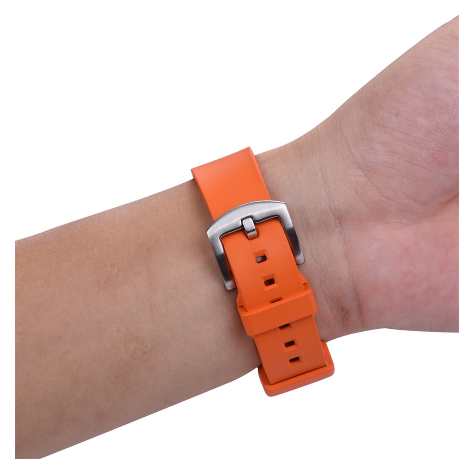 20mm 22mm 24mm Uhrenarmband Sport Gummi Schnellverschluss-Uhrenarmbänder