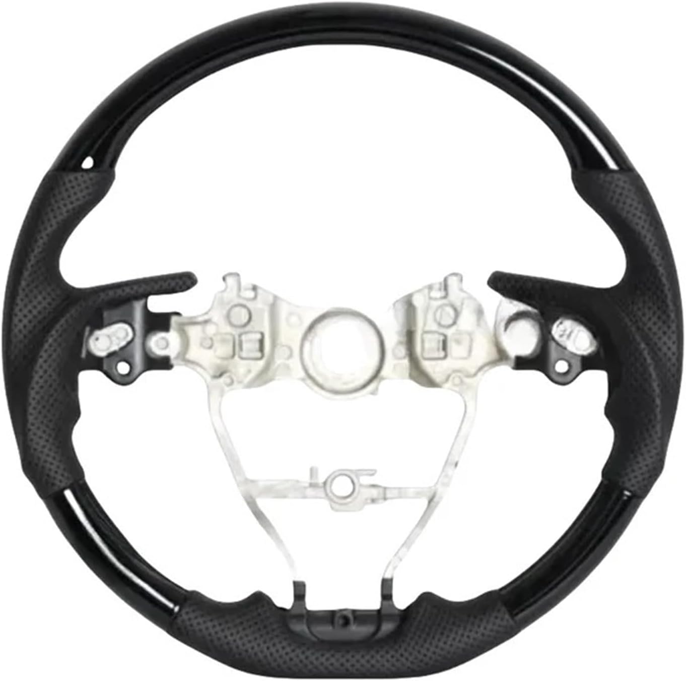 Piano Black Steering Wheel Compatible With Toyota Camry Avalon RAV4 Corolla Levin 2018-2022