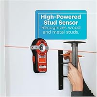 Vista 8 de Black & Decker BDL190S BullsEye, láser de línea interior autonivelante con sensor de tacos