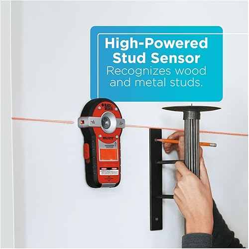 Miniatura 8 de Black & Decker BDL190S BullsEye, láser de línea interior autonivelante con sensor de tacos