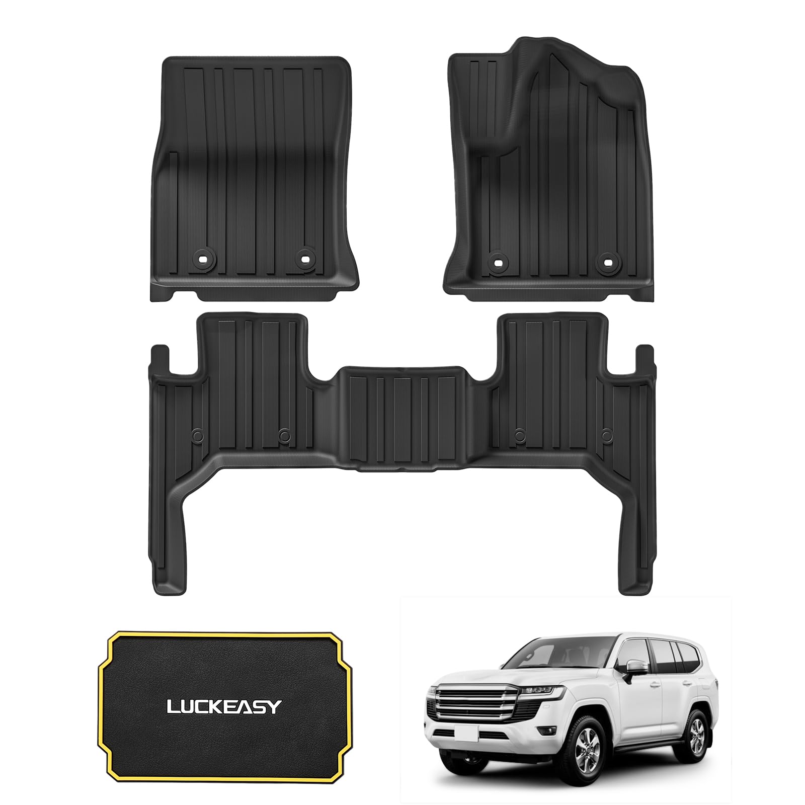 Amazon | LUCKEASY トヨタ ランドクルーザー 300系 専用 フロアマット 