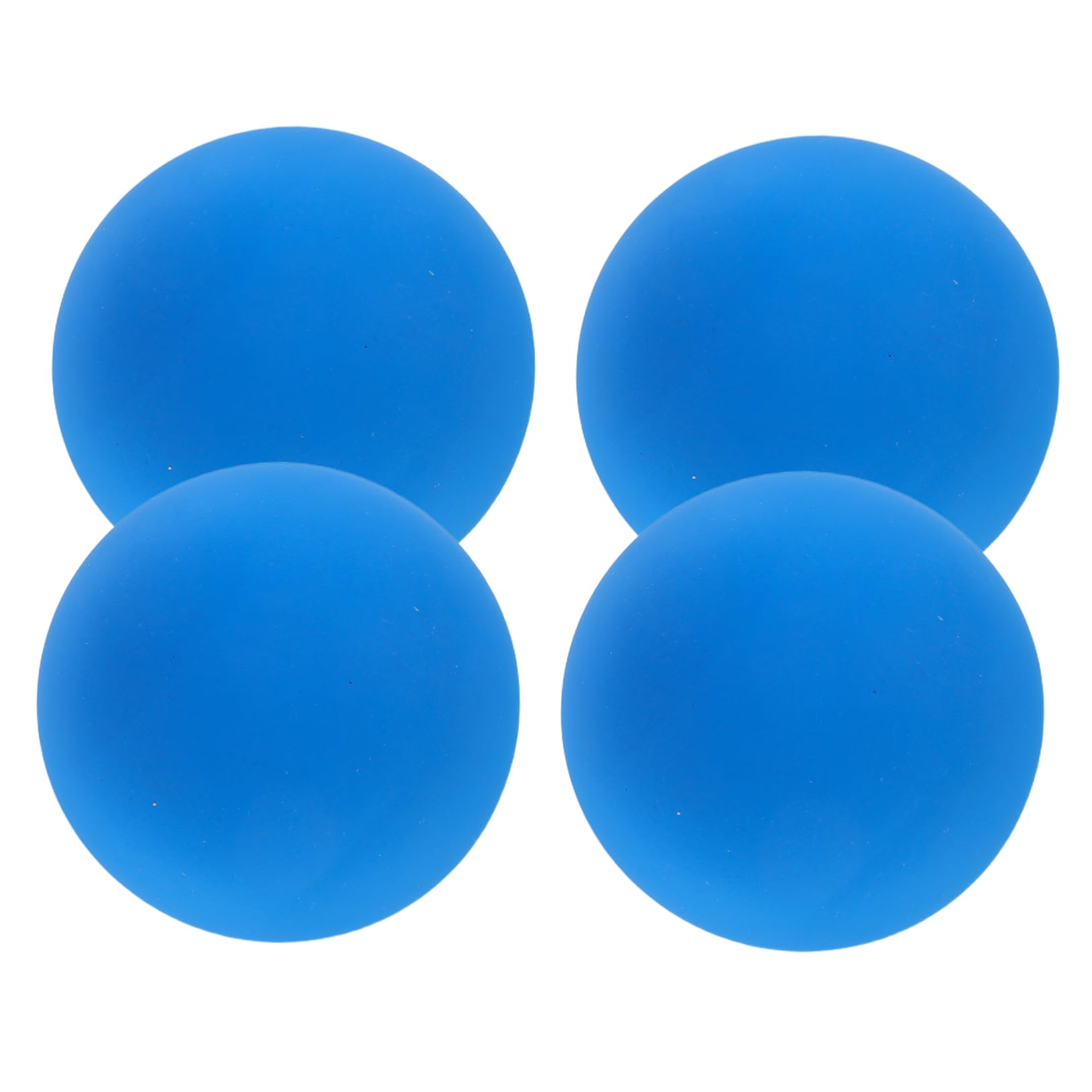 KICHOUSE 4 Pcs Training Balls High Bounce Rubber Racket Practice Balls for Adults Lightweight Design for Coordination and Reaction Improvement