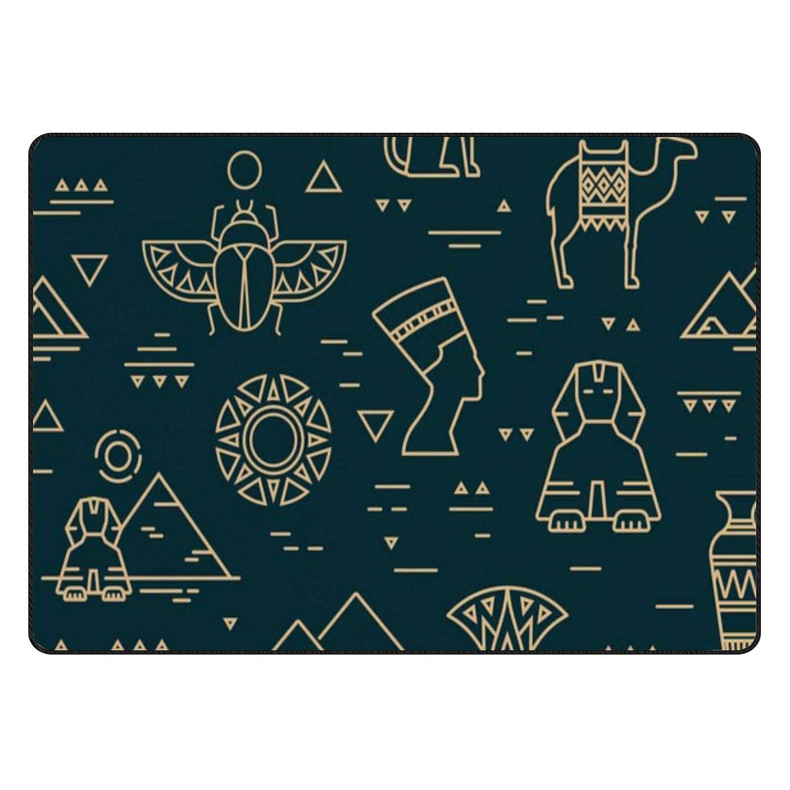 Tapis de sol Égypte foncé : fini les pieds froids grâce au velours