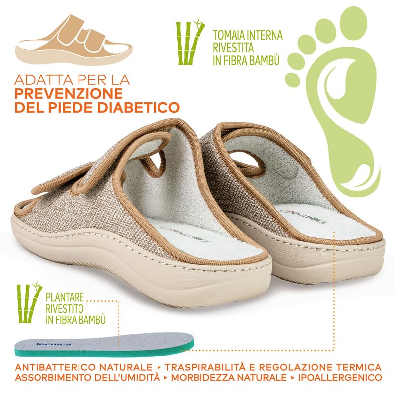 EXTRO STYLE - Sandali Ortopedici Donna e Uomo, Tecnica 10, Per Alluce Valgo, Dita a Martello, Metatarsalgie, Piedi Gonfi e Bendati, Sandali Antiscivolo Con Plantari Estraibili
