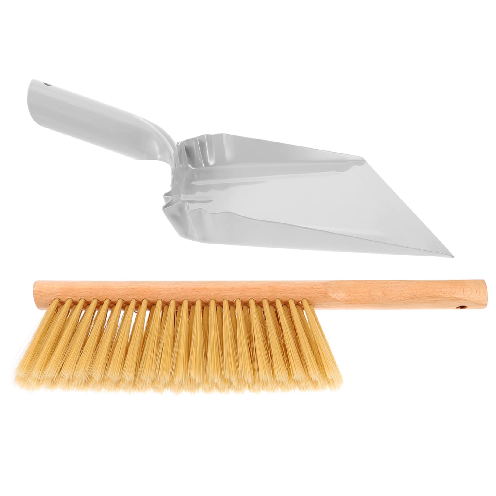 DOITOOL 1 Juego Cubo De Escoba Juego De Recogedor De Escoba Angular Plumero del Sofá Barredor De Sábanas Herramienta De Depilación para Niño Cepillo Depilatorio De Madera Familiar
